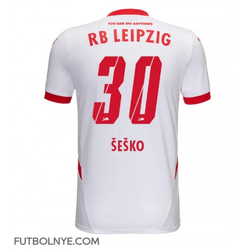 Camiseta RB Leipzig Benjamin Sesko #30 Primera Equipación 2024-25 manga corta